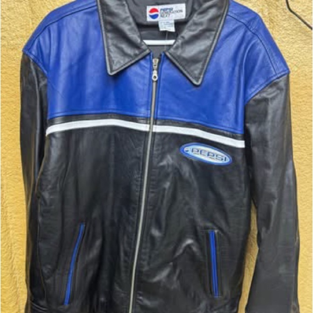 Pepsi Black and Blue Varsity Jacket